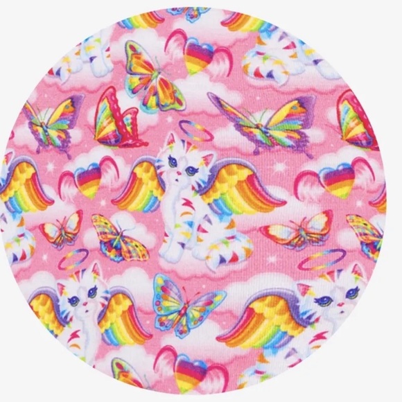 POSH PEANUT🪽lisa frank 3T / 4T ANGEL KITTY JOGGERS NWT ULTRA RARE Collab  FINAL - Picture 5 of 9